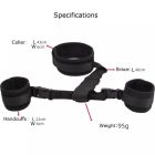 Nyakpánt csuklópánttal és szemkötővel (Lila)