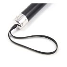 Erős markolatú dús rojtú korbács (Fekete) 