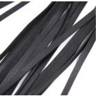 Erős markolatú dús rojtú korbács (Fekete) 