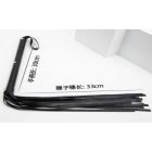 Rojtos végű korbács (Fekete)