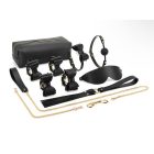 7 db-os BDSM szett tároló táskával (Fekete)