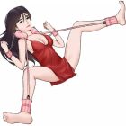 BDSM láb és csukló kötöző nyakpárnával (Rózsaszín)