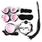 8 db-os BDSM szett (Rózsaszín)