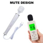 8 vibrációs fokozatú vezetékes wand (Fehér)