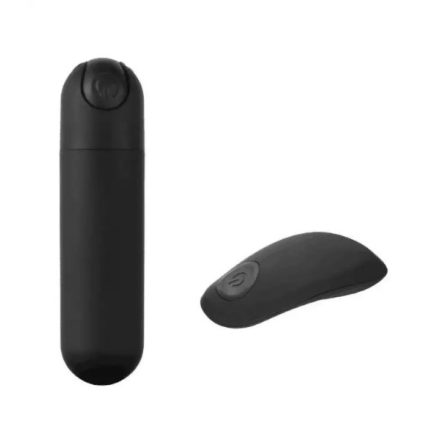 Távirányítós exkluzív mini vibrátor (Fekete)