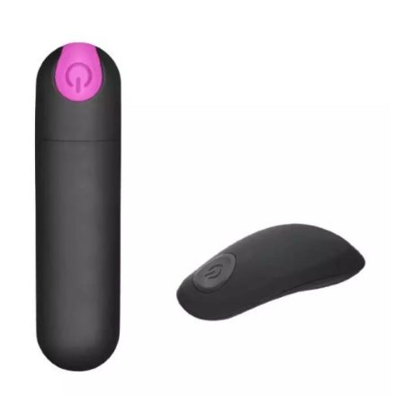 Távirányítós exkluzív mini vibrátor (Fekete-rózsaszín)