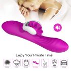 Nyaló csiklóizgató és G-pont vibrátor (rózsaszín)