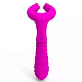 Multifunkciós vibrátor dupla karral (Lila)