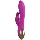 Extrán bordázott G-pont vibrátor nyuszis csiklóizgatóval (lila)