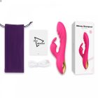 Extrán bordázott G-pont vibrátor nyuszis csiklóizgatóval (lila)