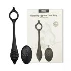 Távirányítós anál plug péniszgyűrűvel