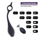 Távirányítós anál plug péniszgyűrűvel