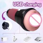 Összenyomható vibrációs maszturbátor műpunci (Fehér-szürke)