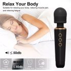 20 vibrációs és 5 sebességes masszázs wand (Fekete)