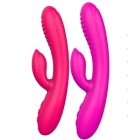 Bordázott multifunkciós vibrátor csiklóizgatóval (Lila)