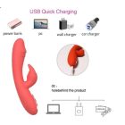 12 vibrációs és 5 sebességes multifunkciós vibrátor (Korall)