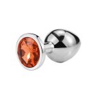 Kör alakú, köves anál plug - M méret (Arany)