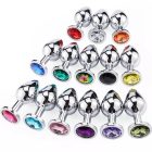 Kör alakú, köves anál plug - M méret (Átlátszó)