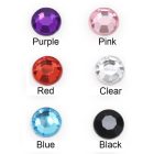 Hajlított, kerekített végű fém anál plug S-méret ( Fekete)