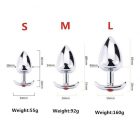 Levehető végű klasszikus anál plug S-méret ( Átlátszó )