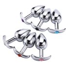 Levehető végű klasszikus anál plug S-méret ( Átlátszó )