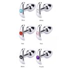 Levehető végű klasszikus anál plug S-méret ( Átlátszó )