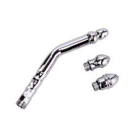 Hajlított testű anál zuhany 3 véggel