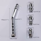 Hajlított testű anál zuhany 3 véggel