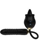 Kétfunkciós rózsa 4 - nyaló csiklóizgató és vibrátor egyben (Rózsaszín)