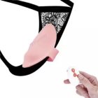 Viselhető bugyi vibrátor (Sötét Rózsaszín)