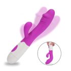 Elemes 12 fokozatú csiklóizgatós G-pont vibrátor (lila)