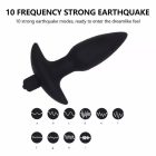 Vibrációs anál plug (Fekete)