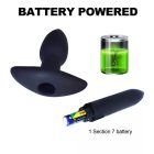 Vibrációs anál plug (Fekete)