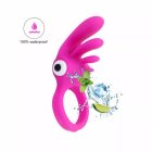 Pajkos csiklóizgató péniszgyűrű (Rózsaszín)