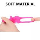 Pajkos csiklóizgató péniszgyűrű (Rózsaszín)