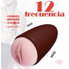 Melegedő és vibrációs maszturbátor (Barna)