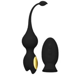 12 fokozatú dupla vibrációs tojás (Fekete)